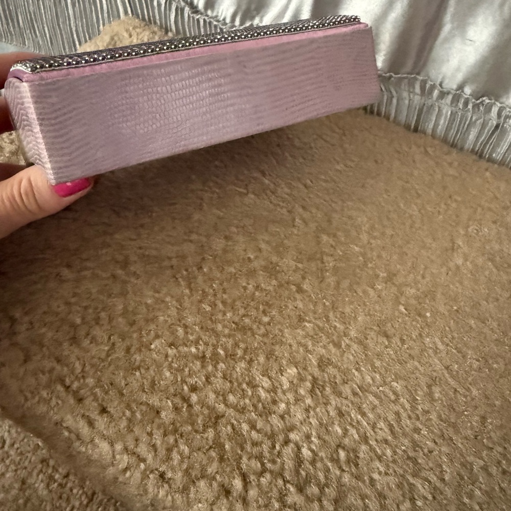 Swarovski Purple and Silver Crystal Clutch - Picture 4 of 16